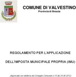 COMUNE DI VALVESTINO - REGOLAMENTO PER L'APPLICAZIONE DELL'IMPOSTA MUNICIPALE PROPRIA (IMU)