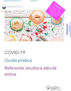 COVID-19 Guida pratica Referente struttura attivit&agrave; estiva