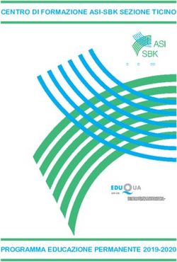 CENTRO DI FORMAZIONE ASI-SBK SEZIONE TICINO - PROGRAMMA EDUCAZIONE PERMANENTE 2019-2020 - Associazione svizzera infermiere e infermieri