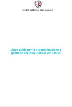 Linee guida per la programmazione e gestione dei Plus triennio 2012-2014