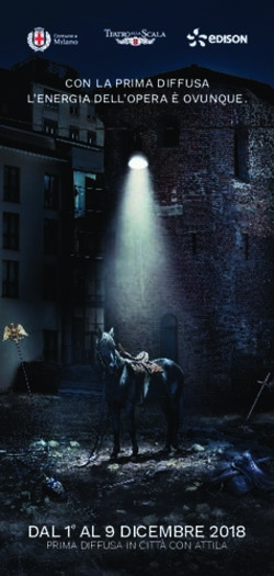 DAL 1 AL 9 DICEMBRE 2018 - CON LA PRIMA DIFFUSA L'ENERGIA DELL'OPERA È OVUNQUE - PRIMA DIFFUSA IN CITTÀ CON ATTILA - Marta Baffi