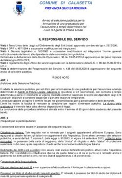 COMUNE DI CALASETTA PROVINCIA SUD SARDEGNA - Comune di Santadi