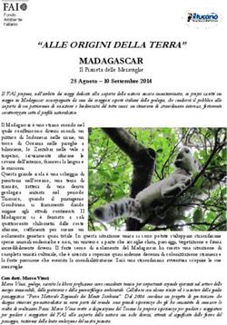 "ALLE ORIGINI DELLA TERRA" MADAGASCAR - Il Pianeta delle Meraviglie