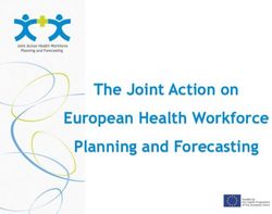 The Joint Action on European Health Workforce Planning and Forecasting - Fnovi