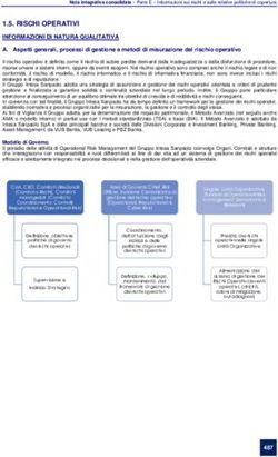 1.5. RISCHI OPERATIVI INFORMAZIONI DI NATURA QUALITATIVA - Gruppo Intesa Sanpaolo