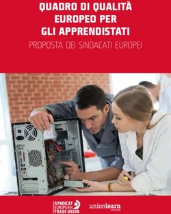 QUADRO DI QUALIT&Agrave; EUROPEO PER GLI APPRENDISTATI - PROPOSTA DEI SINDACATI EUROPEI - Centro Studi Cisl