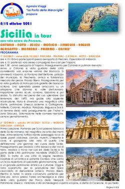 Sicilia in tour 8/12 ottobre 2021 con volo aereo da Pescara - la porta delle meraviglie