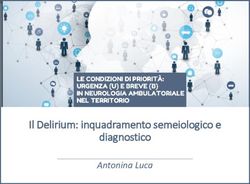 Il Delirium: inquadramento semeiologico e diagnostico - Antonina Luca - More ...