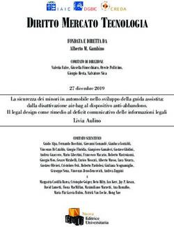 DIRITTO MERCATO TECNOLOGIA - FONDATA E DIRETTA DA