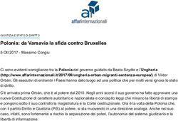 Polonia: da Varsavia la sfida contro Bruxelles - Dottorato di Ricerca in Diritto Pubblico