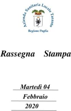 Rassegna Stampa Marted&igrave; 04 Febbraio 2020 - Sanit&agrave; Puglia
