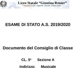 ESAME DI STATO A.S. 2019/2020 - Documento del Consiglio di Classe CL. 5a Sezione A Indirizzo: Musicale