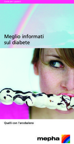 Meglio informati sul diabete - Quelli con l'arcobaleno