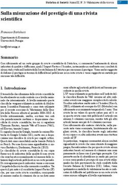 Sulla misurazione del prestigio di una rivista scientifica