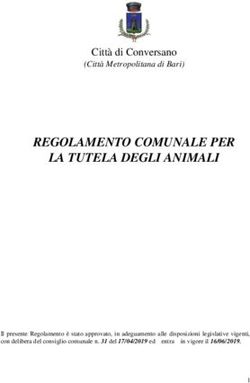 REGOLAMENTO COMUNALE PER LA TUTELA DEGLI ANIMALI - Comune di ...