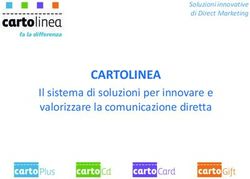 CARTOLINEA Il sistema di soluzioni per innovare e valorizzare la comunicazione diretta