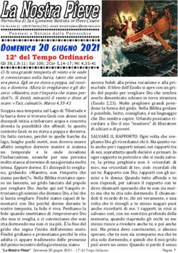 Domenica 20 giugno 2021 - 12a del Tempo Ordinario - Parrocchia Pieve Cesato