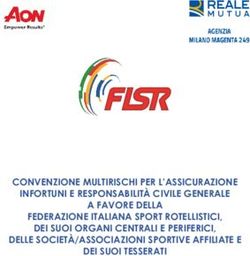 CONVENZIONE MULTIRISCHI PER L'ASSICURAZIONE INFORTUNI E RESPONSABILIT&Agrave; CIVILE GENERALE A FAVORE DELLA FEDERAZIONE ITALIANA SPORT ROTELLISTICI, DEI ...