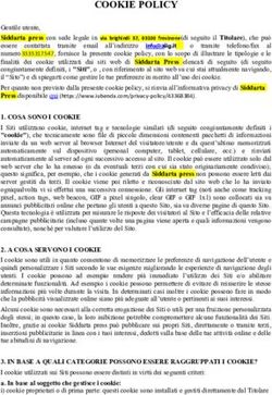 COOKIE POLICY - Siddarta Press