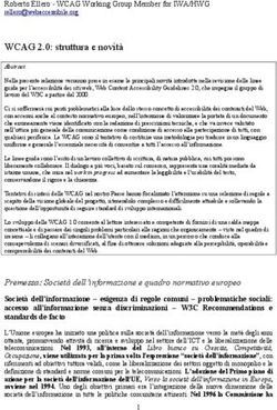 WCAG 2.0: struttura e novità