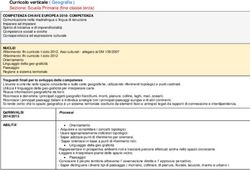 Curricolo verticale ( Geografia ) Sezione: Scuola Primaria (fine classe terza)