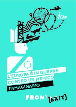 L'EUROPA È IN GUERRA CONTRO UN NEMICO - Frontexit
