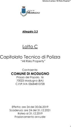 Lotto C Capitolato Tecnico di Polizza