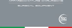 Apparecchiature chirurgiche Surgical equipment - Tecnomed Italia