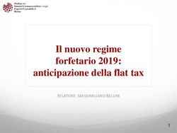 Il nuovo regime forfetario 2019: anticipazione della flat tax - RELATORE: MASSIMILIANO BELLINI - ODCEC Roma