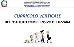 CURRICOLO VERTICALE DELL'ISTITUTO COMPRENSIVO DI LUZZARA