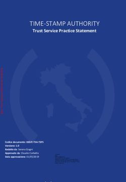 TIME-STAMP AUTHORITY Trust Service Practice Statement