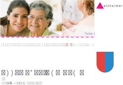 ASSEMBLEA ORDINARIA associazione alzheimer svizzera l sezione Ticino - Bellinzona, 18 maggio 201