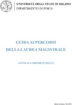 GUIDA AI PERCORSI DELLA LAUREA MAGISTRALE - ANNO ACCADEMICO 2021/22 - ultima revisione: 30/6/2021 - dipartimento di ...