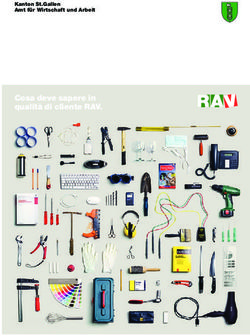 Cosa deve sapere in qualit&agrave; di cliente RAV - Kanton St.Gallen Amt f&uuml;r Wirtschaft und Arbeit
