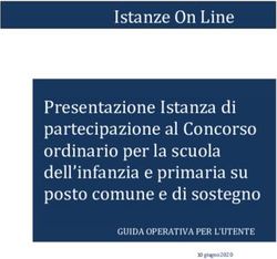 2016 Istanze On Line Presentazione Istanza di partecipazione al Concorso ordinario per la scuola dell'infanzia e primaria su posto comune e di ...