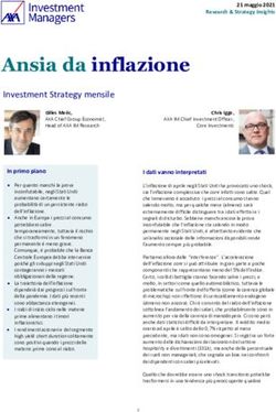 Ansia da inflazione Investment Strategy mensile - AXA IM Italia