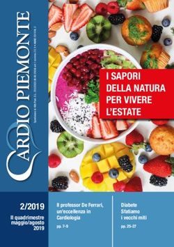 I SAPORI DELLA NATURA PER VIVERE L'ESTATE - 2/2019 II quadrimestre maggio/agosto 2019 - AMICI DEL CUORE