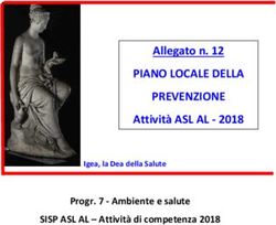 PIANO LOCALE DELLA PREVENZIONE - Allegato n. 12 Attività ASL AL - 2018 Progr. 7 - Ambiente e salute SISP ASL AL - Attività di competenza 2018