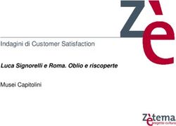 Indagini di Customer Satisfaction - Luca Signorelli e Roma. Oblio e riscoperte Musei Capitolini - Zetema