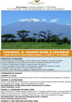 TANZANIA, IL GRANDE NORD & ZANZIBAR - TOUR PRIVATO CON GUIDA LOCALE, 13 NOTTI / 14 GIORNI - Africa Segreta