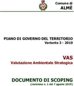 VAS Valutazione Ambientale Strategica - DOCUMENTO DI SCOPING - Comune di ALME