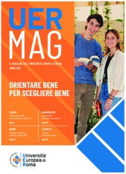 ORIENTARE BENE PER SCEGLIERE BENE