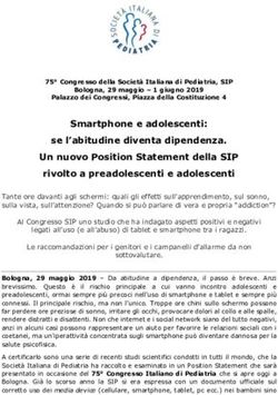 Smartphone e adolescenti: se l'abitudine diventa dipendenza. Un nuovo Position Statement della SIP rivolto a preadolescenti e adolescenti ...