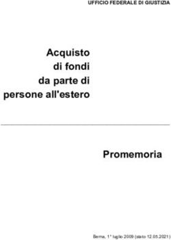 Acquisto di fondi da parte di persone all'estero - Promemoria - UFFICIO FEDERALE DI GIUSTIZIA