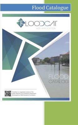 Flood Catalogue - myDEWETRA