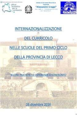 INTERNAZIONALIZZAZIONE DEL CURRICOLO NELLE SCUOLE DEL PRIMO CICLO DELLA PROVINCIA DI LECCO - 16 dicembre 2016 - USR Lombardia