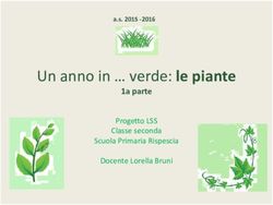 Un anno in verde: le piante - Progetto LSS Classe seconda Scuola Primaria Rispescia Docente Lorella Bruni
