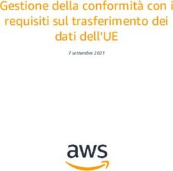 Gestione della conformit&agrave; con i requisiti sul trasferimento dei dati dell'UE