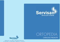 ORTOPEDIA CATALOGO PRODOTTI - SERVISAN SPA - VIA G.VERDI 8 - 20050 VERANO BRIANZA (MI)