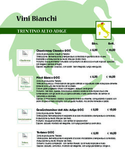 Vini Bianchi TRENTINO ALTO ADIGE